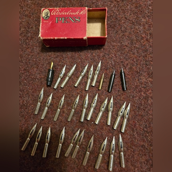 R. Esterbrook Fountain Pen Tips In Box - Picture 1 of 4